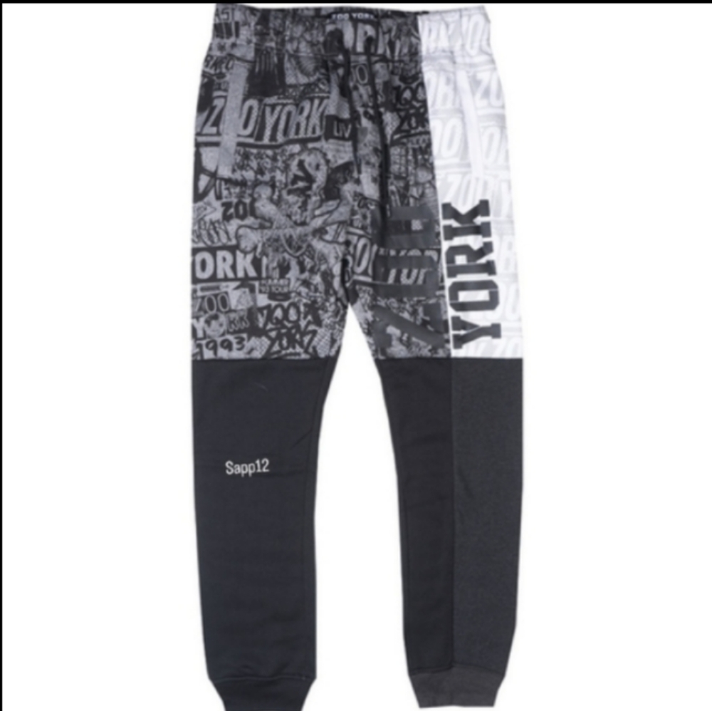 🆕ZOO YORK” LOGO SCRIPT JOGGER/PANTS STREETWEAR